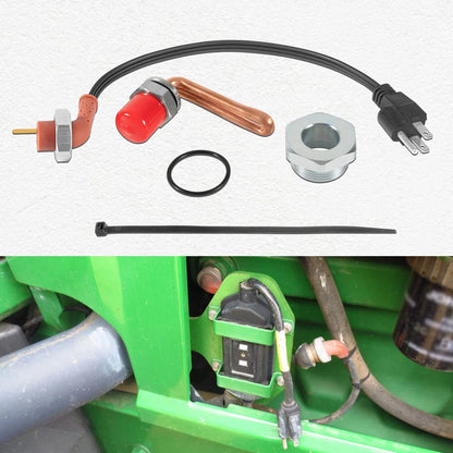 Engine Coolant Heater Kit for John Deere Tractors