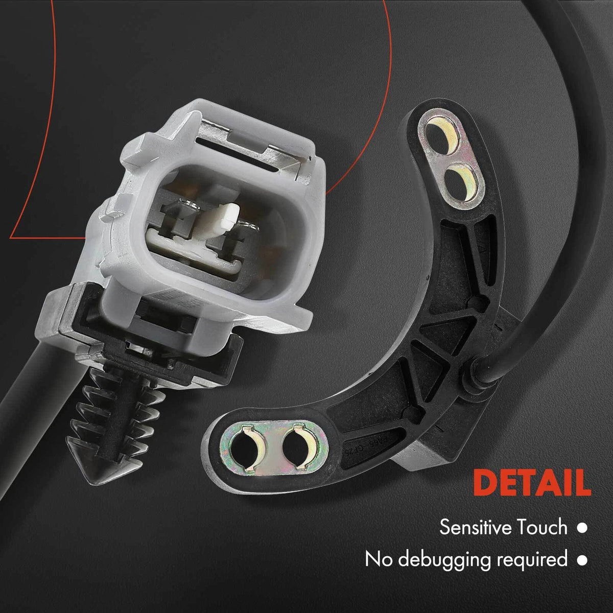 2X Front ABS Wheel Speed Sensor for Dodge Ram 1500 2500 3500 (1996–1999) 56028151AB, 56028152AB