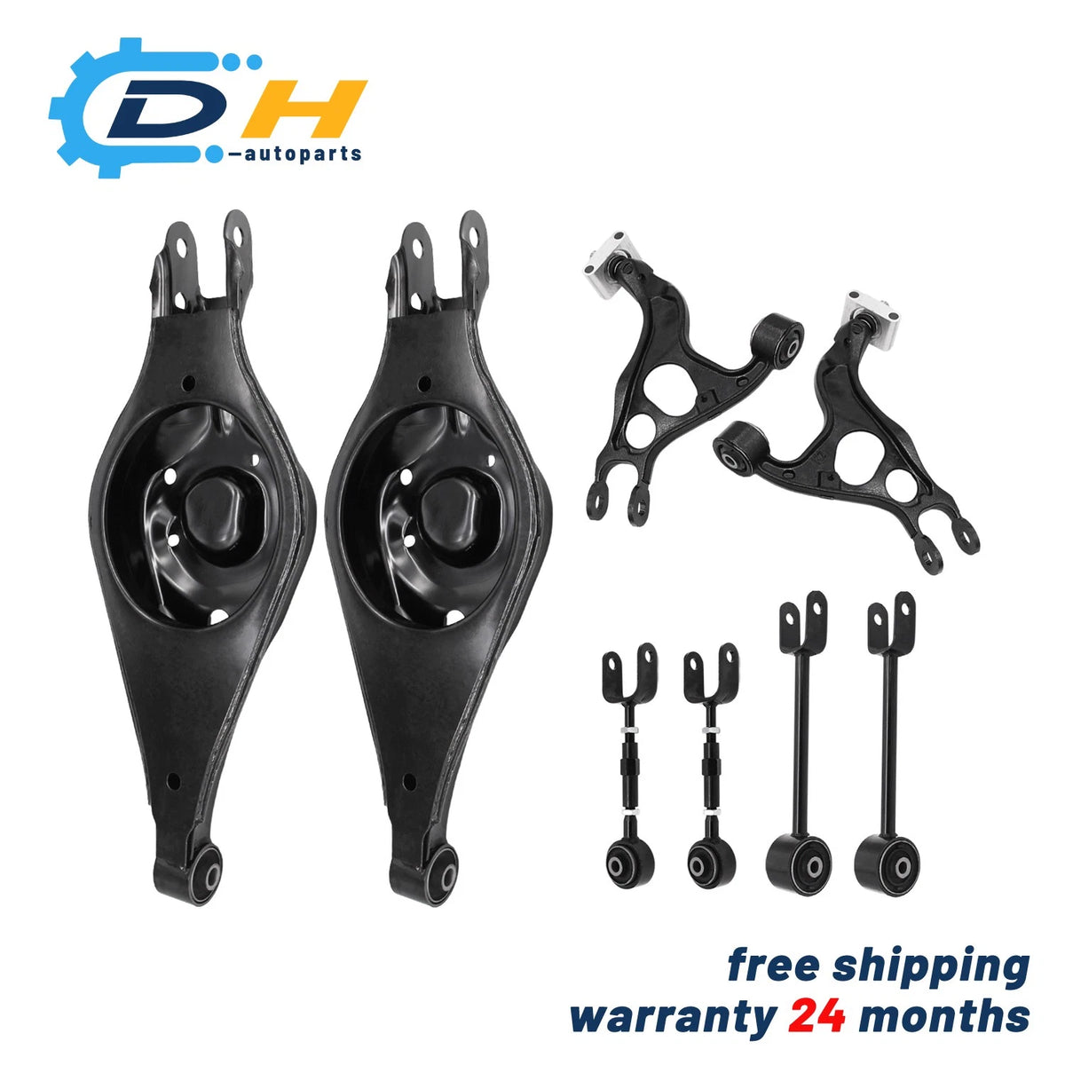 Set of 2 Rear Suspension Control Arms for Ford Explorer (2011–2019) 8A8Z5A649C, 8A8Z5A649B, BB5Z5500A