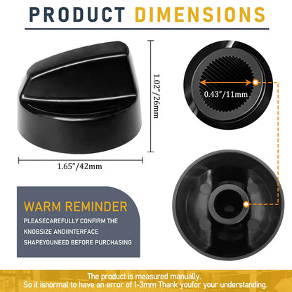 4X Universal 1.65" Diameter Black Rubber Bumpers
