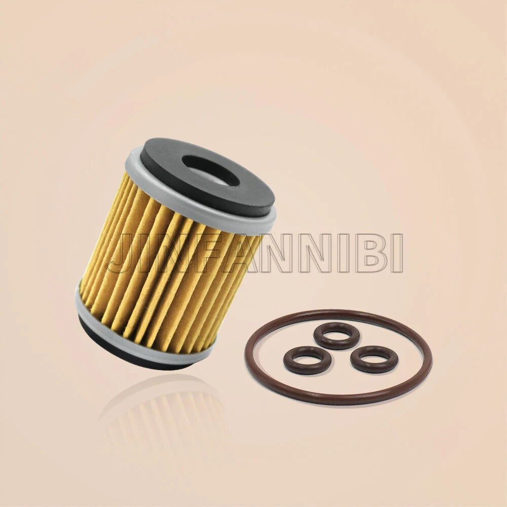 Oil Filter Kit with O-Rings for Yamaha WR250F YZ250F (2001–2002) 5D3-13440-02-00, 5D3-13440-09-00, 93210-07135-00, 93210-47675-00