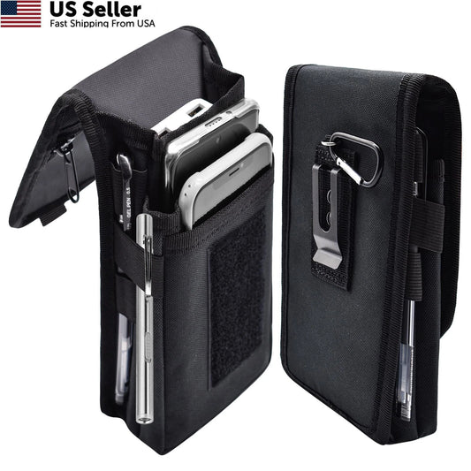 Dual Phone Holster for Large Smartphones (No Specific Years)