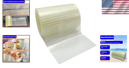 39FT Waterproof RV Awning Repair Tape for Outdoor Fabric Repairs