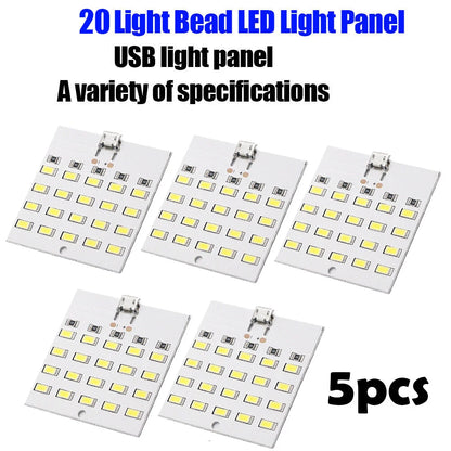 5pc White LED Lighting Panel for Emergency Use (5V)