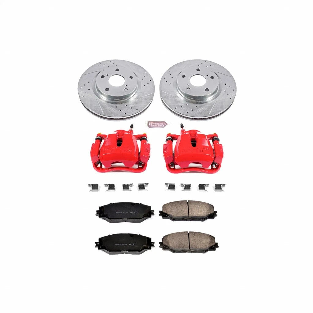 Power Stop Z23 Evolution Sport Brake Kit with Calipers for Scion iM (2016)
