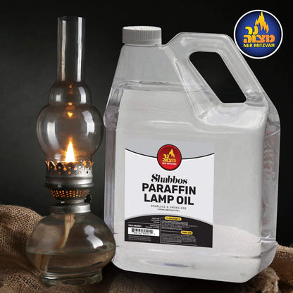 1 Gallon Paraffin Lamp Oil - Clear Smokeless Odorless Clean Burning Fuel