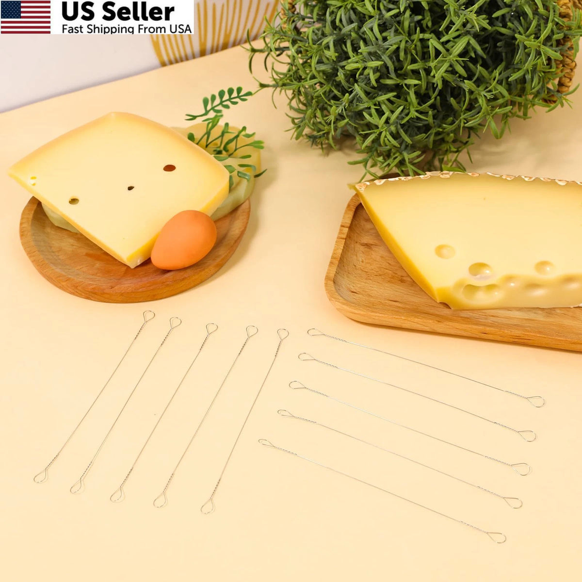10X 5.7 Inch Cheese Slicer Wire for Mozeat