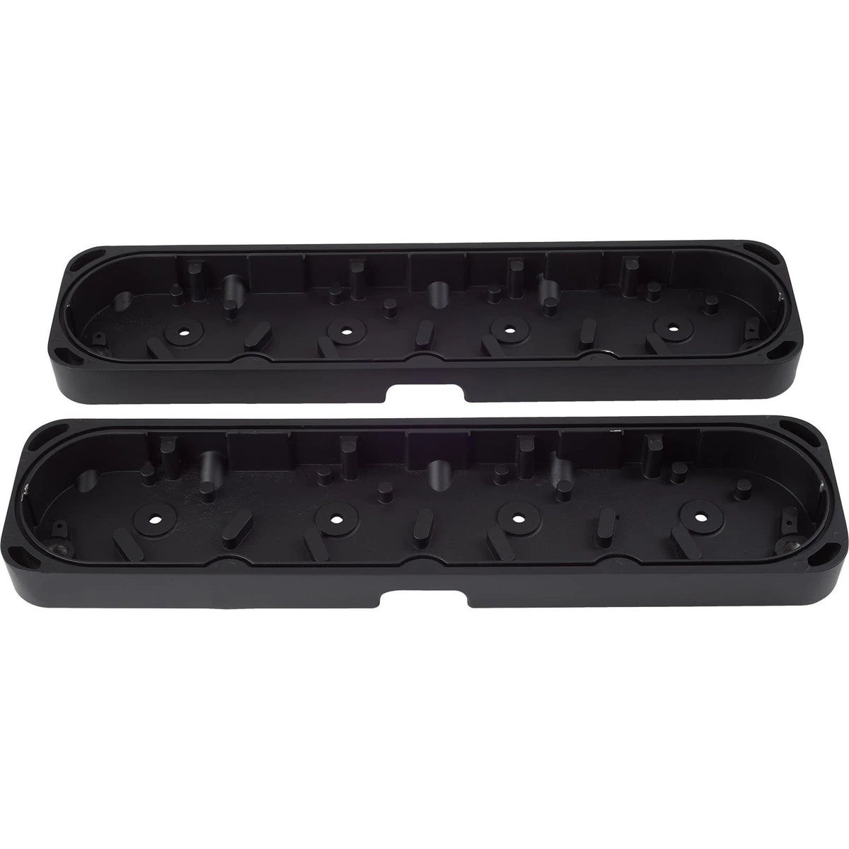 Set of 2 Speedway SBC Valve Cover Adapters for LS V8 (91084853-BLK)