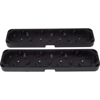 Set of 2 Speedway SBC Valve Cover Adapters for LS V8 (91084853-BLK)