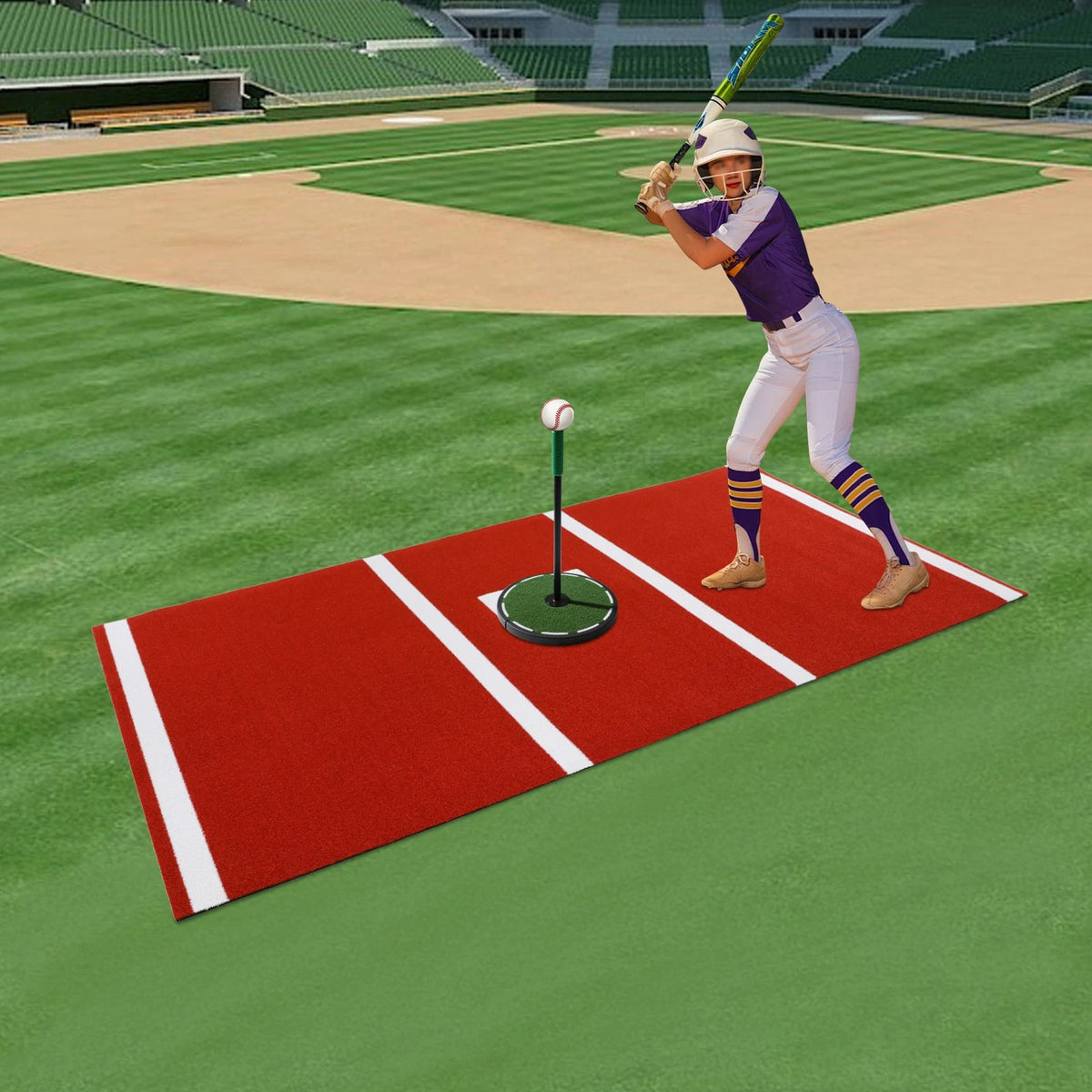 Baseball Batting Hitting Mat for Baseball Softball Training (150x300cm)