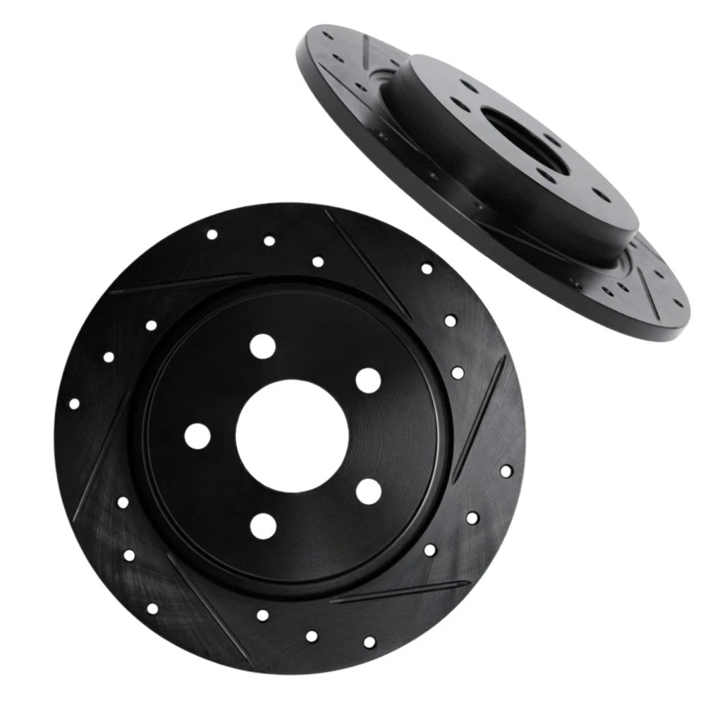 Rotor Set Front for Subaru WRX (2022–2025) ALX-PAU-DF-8002-13021-CLA3, Vented, Drilled, Slotted
