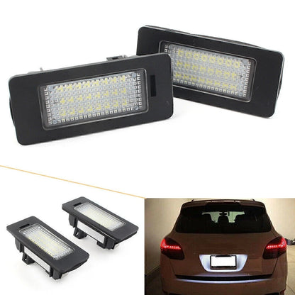 Set of 2 LED License Plate Lamps for Audi A4 A5 A6 Q5