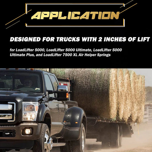 2" Air Spring Steel Spacers for LoadLifter 5000 & 7500 XL Kits
