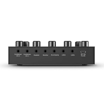 Multi-function V8S Sound Card for Live Broadcast Audio Equipment