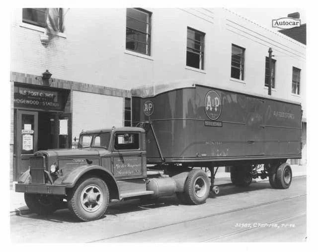 1946 Autocar Truck Press Photo 0012 - A & P Food Stores