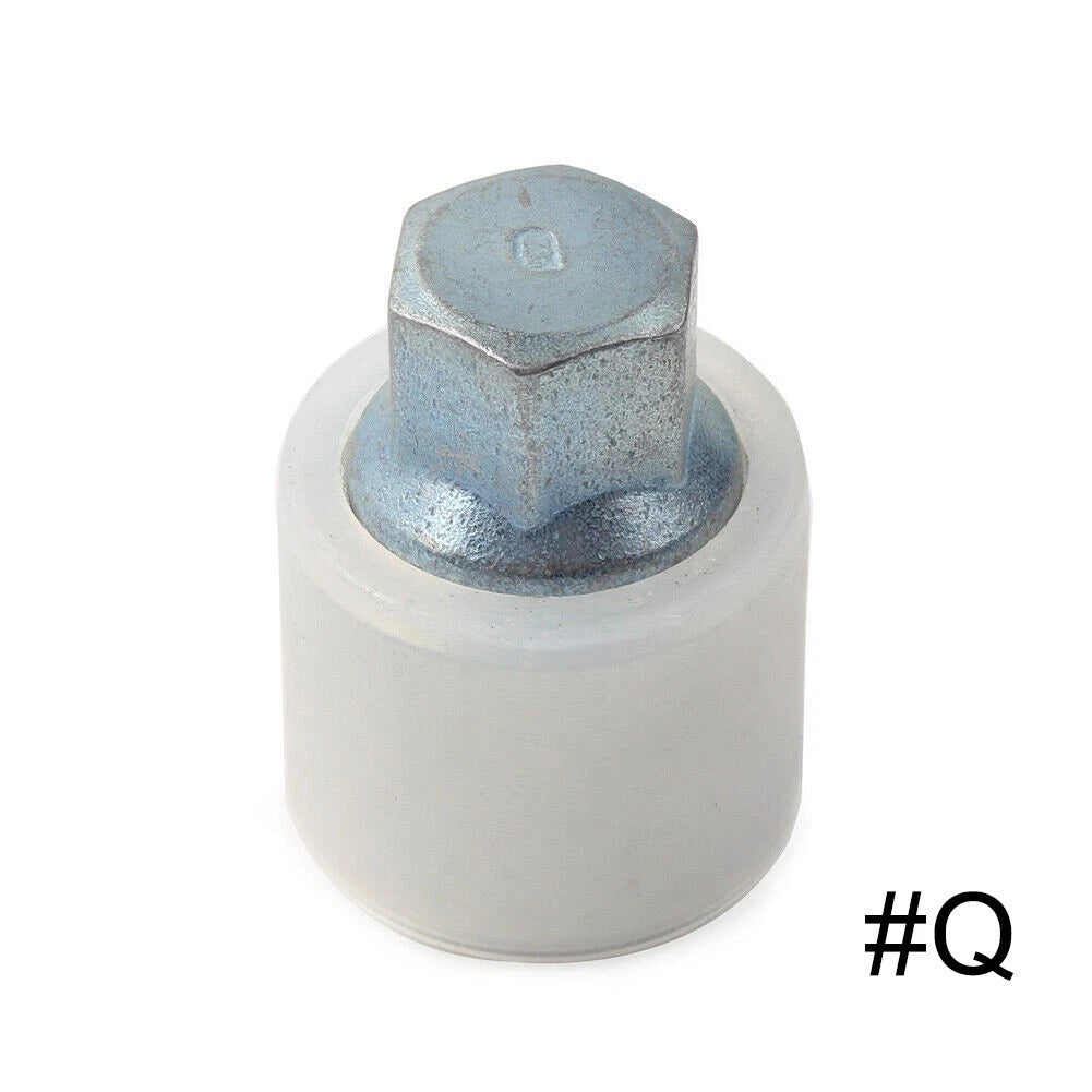 Tire Wheel Lock Anti-Theft Screw Lug Nut Bolt with Removal Key Socket for