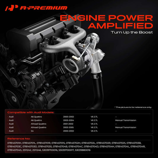 2X Turbocharger for Audi A6 Quattro Allroad (2005–2011) - 53039700016, 53039700017