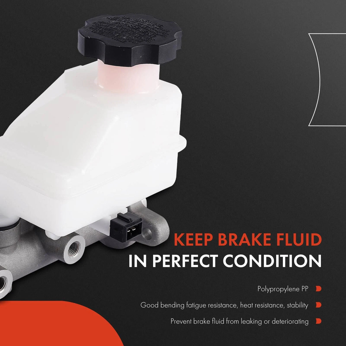 Brake Master Cylinder w/Reservoir & Sensor for Hyundai Elantra Tiburon (5851029315, M630187)