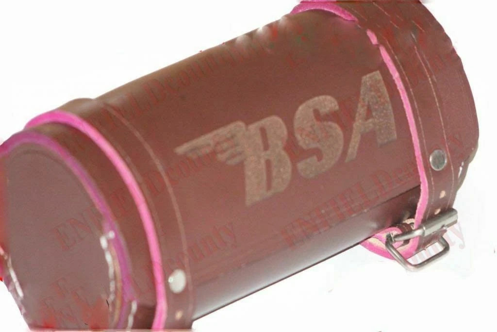 Vintage Brown Leather Tool Bag Roll for BSA (Customised)