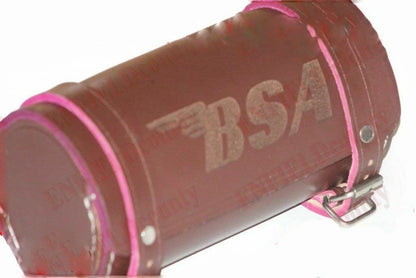 Vintage Brown Leather Tool Bag Roll for BSA (Customised)