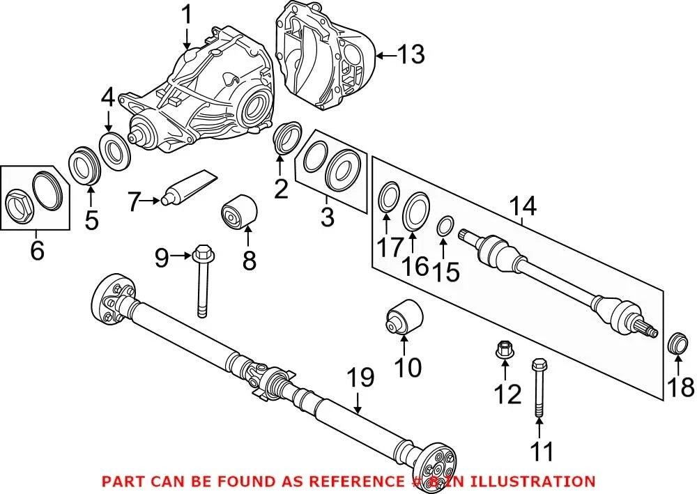 Differential Mount for BMW (33316792873)