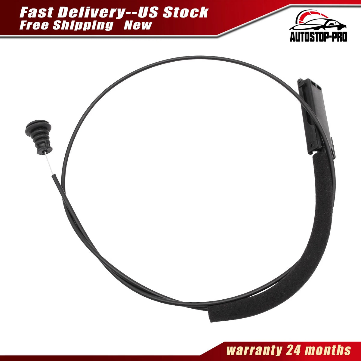 Hood Release Cable for Audi A8/A8 Quattro S8 (2000–2017) 4E0823543A, 4E0-823-543-A