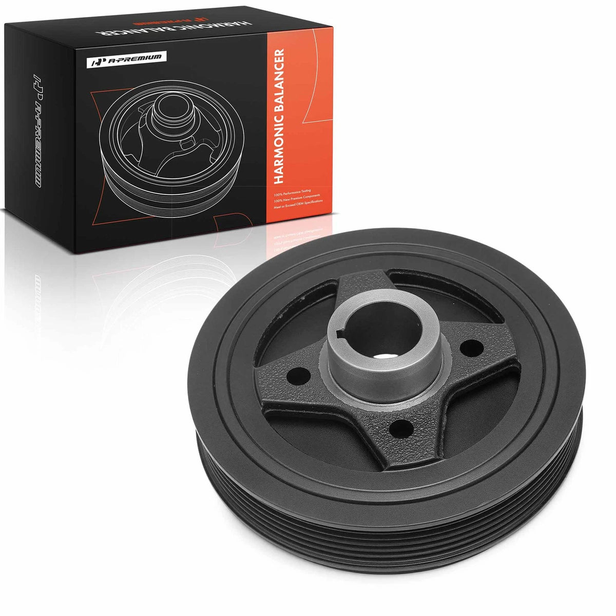 A-Premium Engine Harmonic Balancer for Chrysler 200, Dodge Avenger (2011–2014) 5047175AA, 594-700