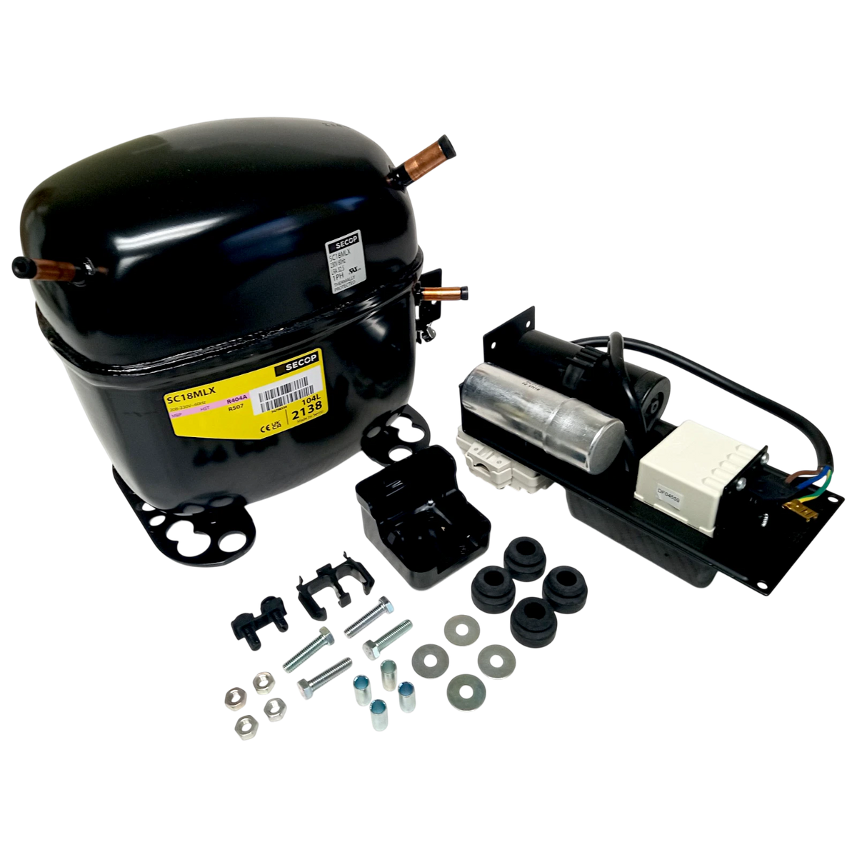 Secop SC18MLX.2 Hermetic Refrigeration Compressor for (230V)