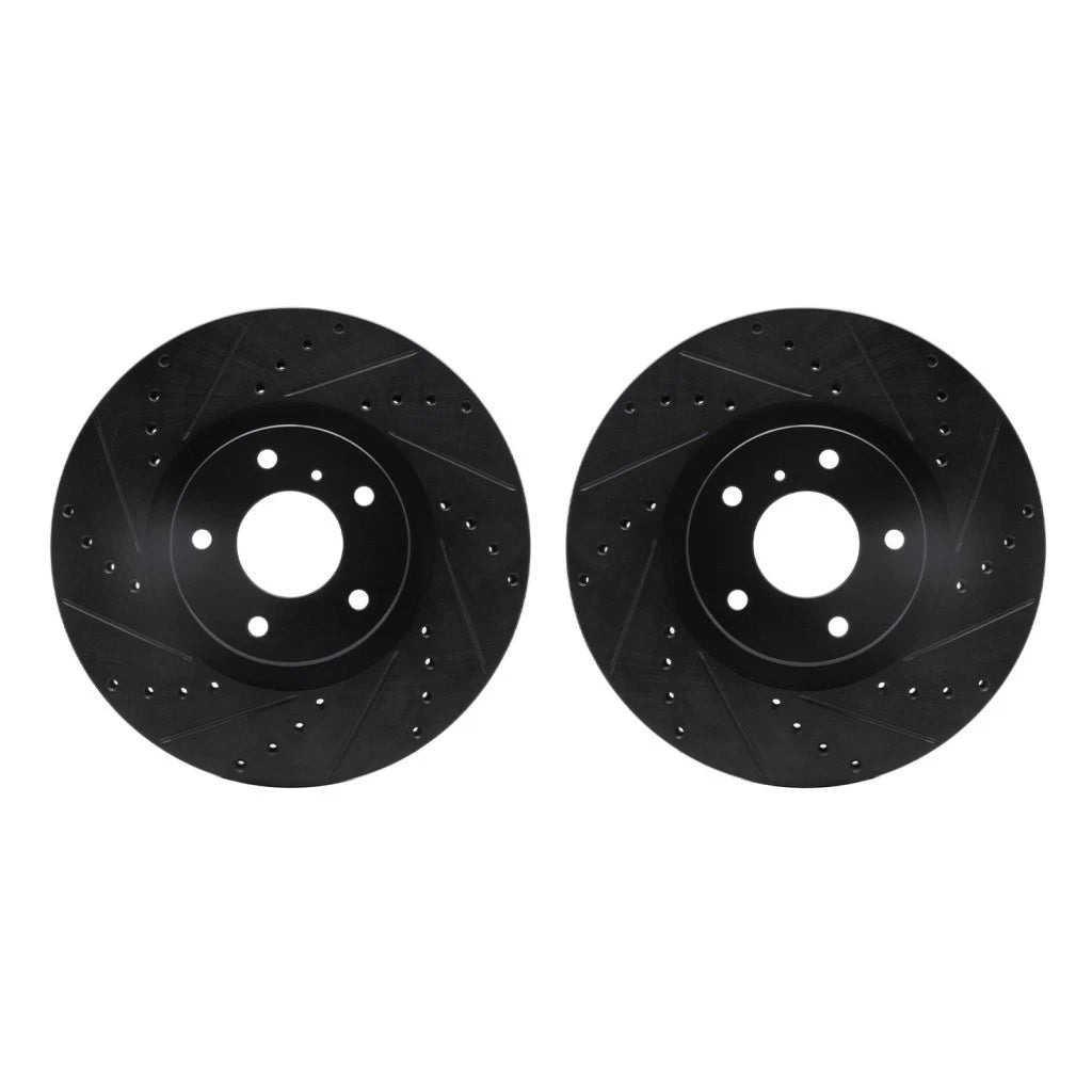 Rotor Set for Infiniti EX35 (2008–2012) ALX-PAU-DF-8002-67001-CLA16, Drilled & Slotted