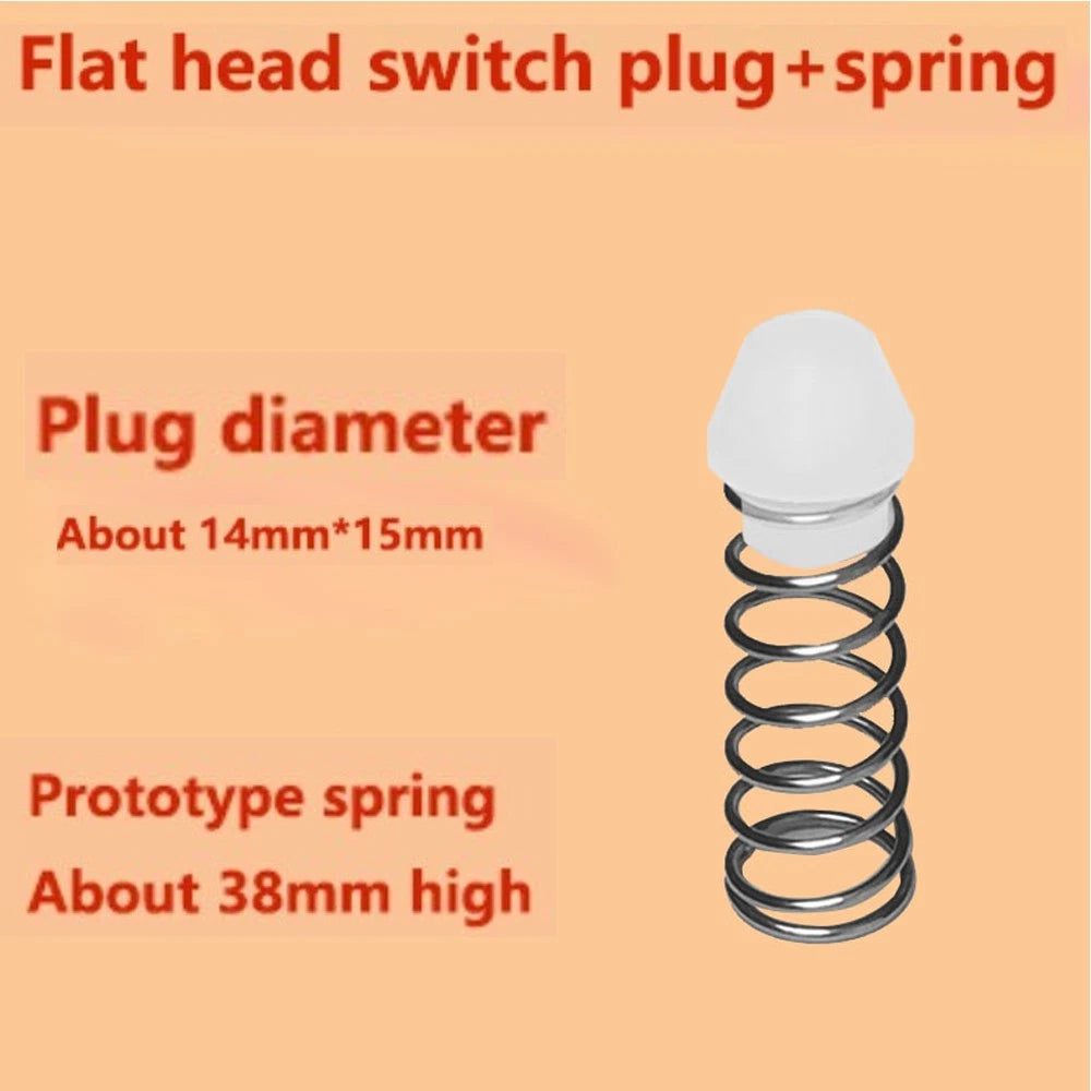 Air Impact Wrench Flat Head Switch Plug + Spring for (1PC)
