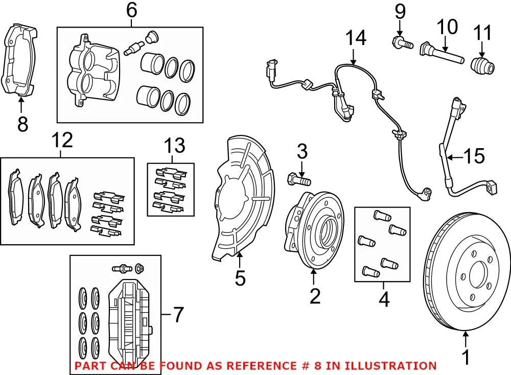 Disc Brake Caliper Bracket for Mopar (68052371AB)