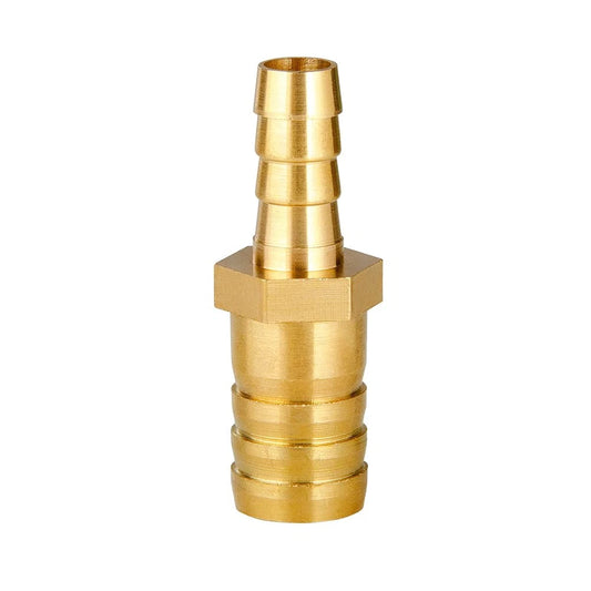 1" to 3/4" Brass Hose Barb Reducer Fitting for Various Applications