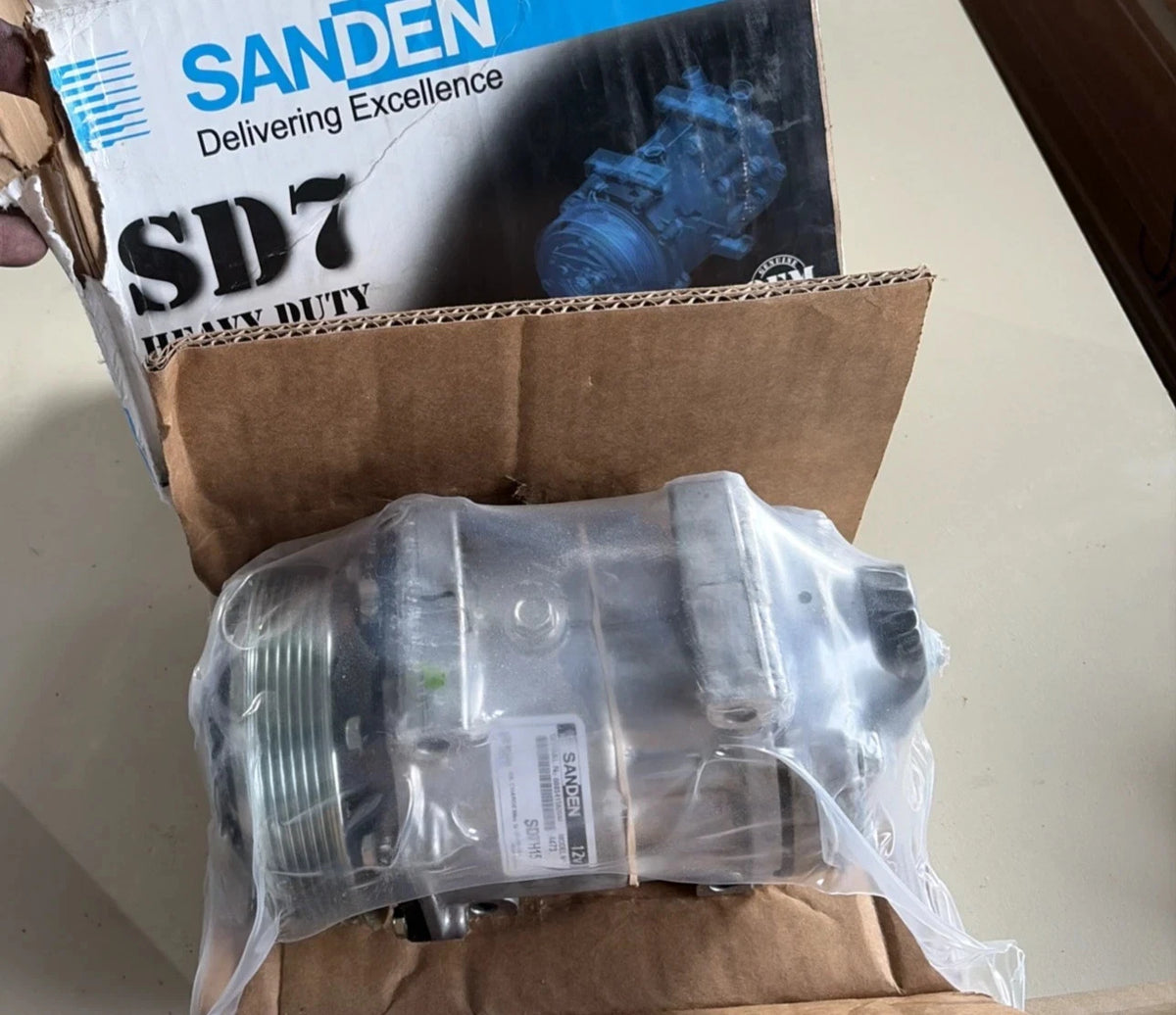 A/C Compressor w/Clutch for OEM Sanden 4473 (Replaces 4430, 4819)