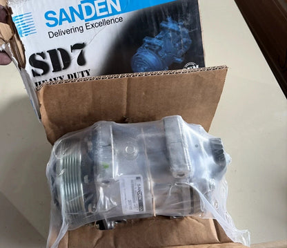 A/C Compressor w/Clutch for OEM Sanden 4473 (Replaces 4430, 4819)