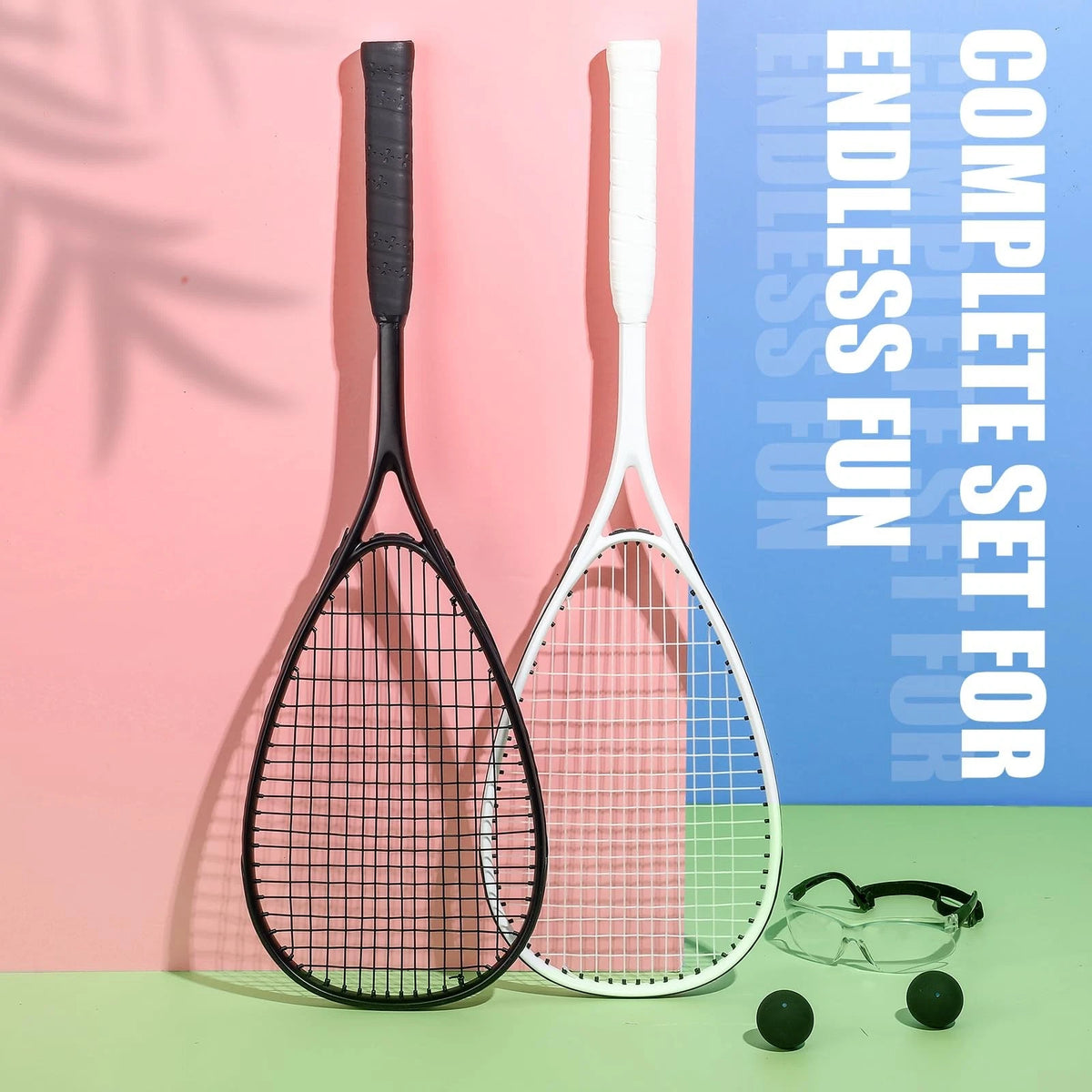 2X Racquets Set for Squash Training Fun