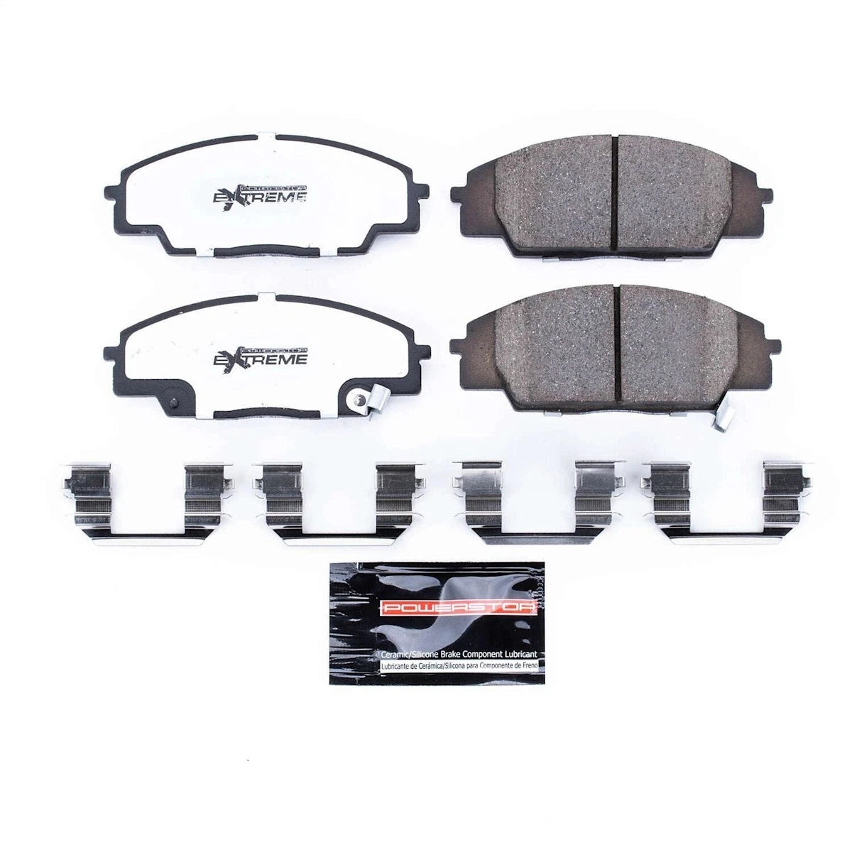 2X Z26-829 Powerstop Brake Pad Set Front for Honda Civic (2000–2011)