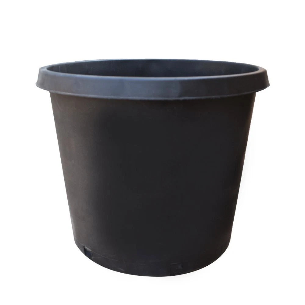 5X 25 Gallon Black Plastic Heavy Duty Nursery Plant Container