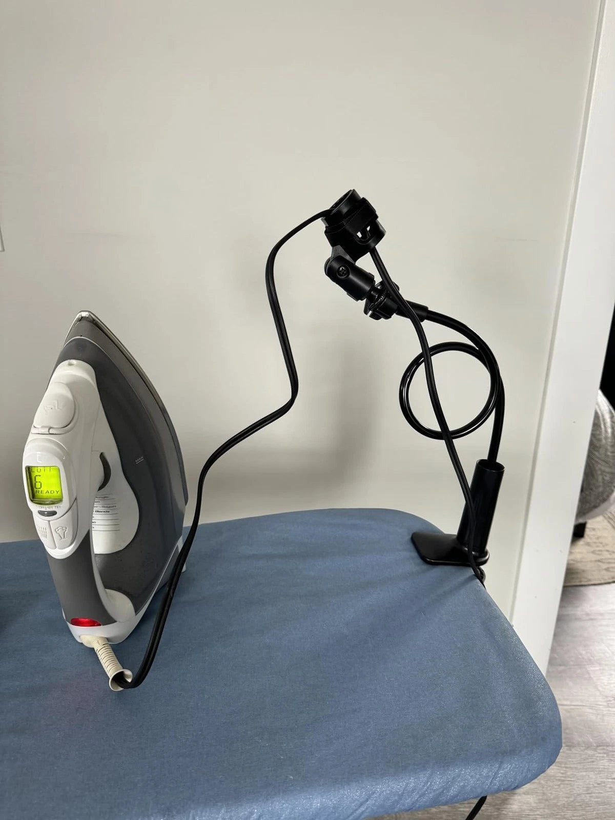 Universal Flexible Iron Cord Minder for Ironing Board