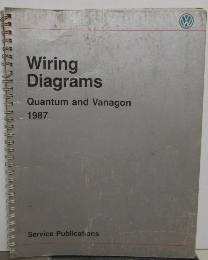 Electrical Wiring Diagrams for Volkswagen Quantum Vanagon (1987)
