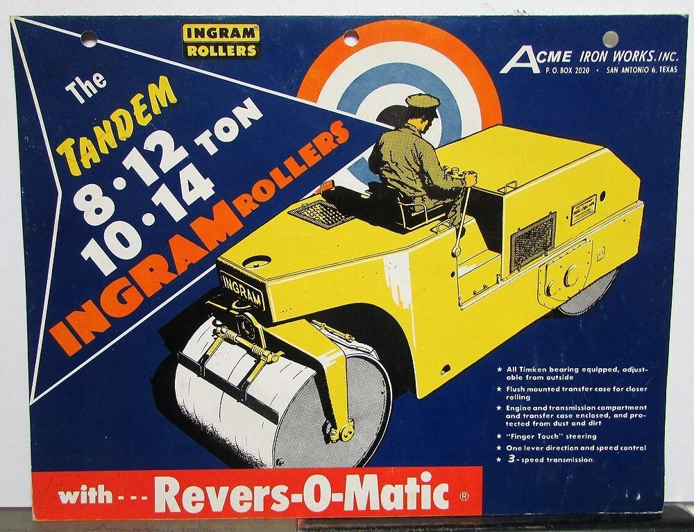 Revers-O-Matic Rollers for Ingram (1950s)