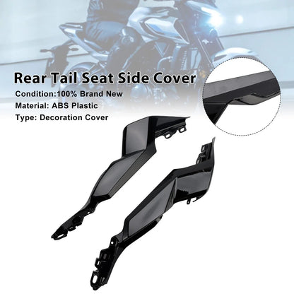 Black Rear Side Fairing Cover for Yamaha YZF-R3 MT-03 2025-2026