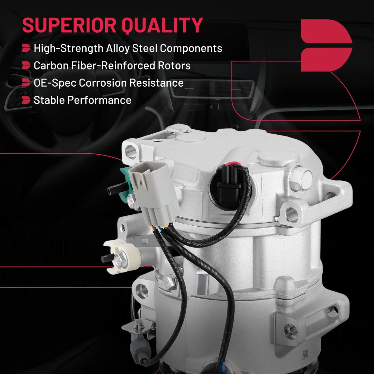 A/C Compressor for 2007-2009 RX350 CO10855C 883204812084