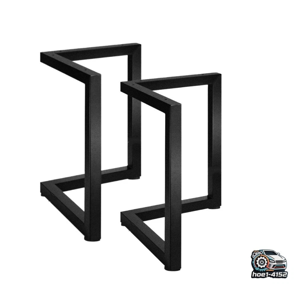 2X 28" Metal Table Legs for Dining Kitchen (Black)