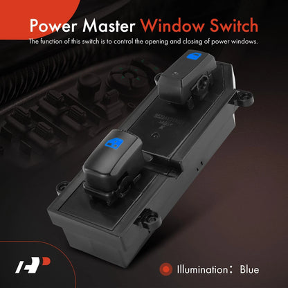 Front Right Power Window Switch for Hyundai Santa Fe (2007–2009) 1S13657, 935752B000J4, DWS1076