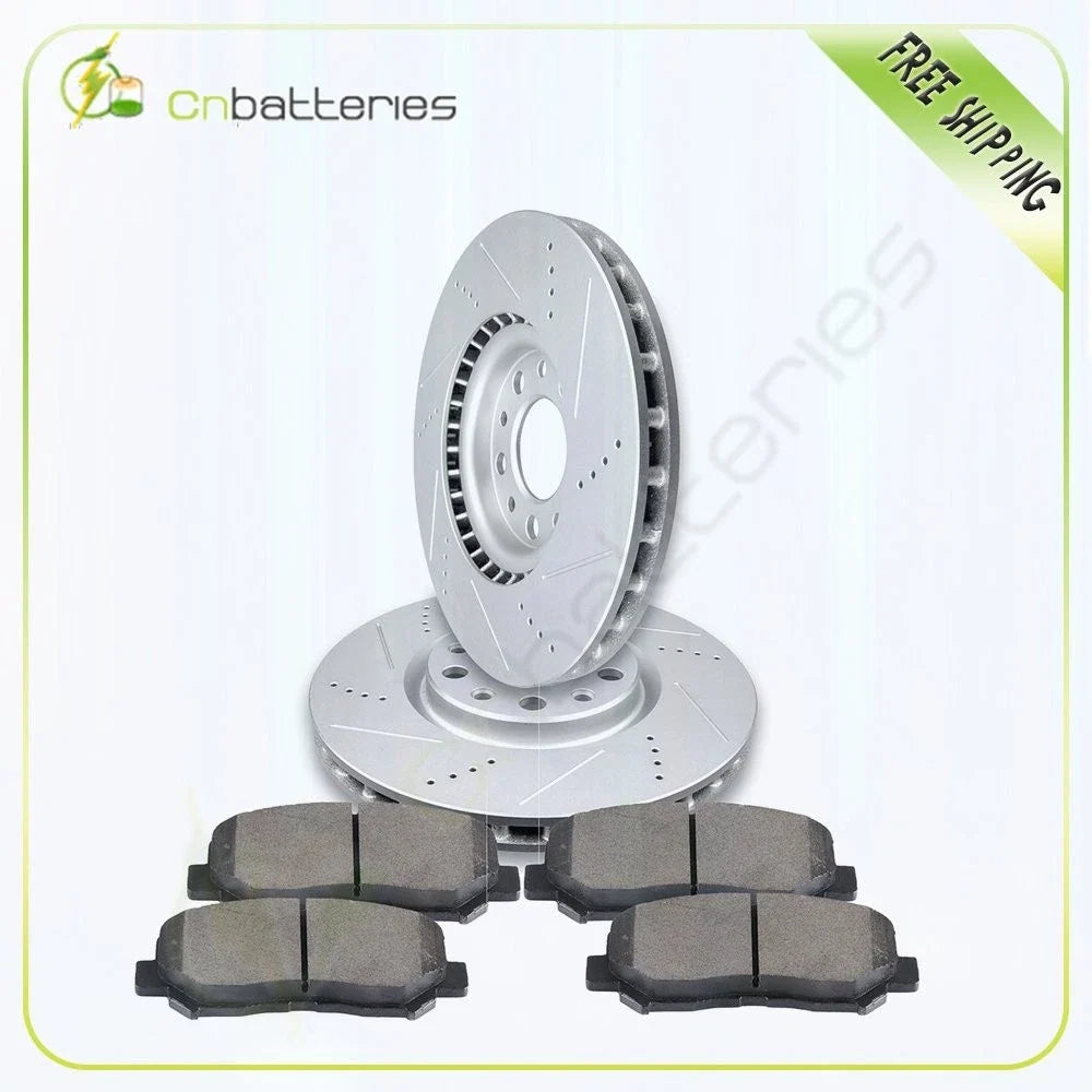 Brake Rotors and Ceramic Pads Set for Dodge Dart (2013-2016)