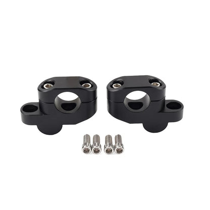 25mm Offset Handlebar Clamp Mount Riser for Honda, Suzuki, Yamaha