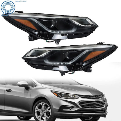 LED DRL Projector Headlights for Chevy Cruze 2016-2018