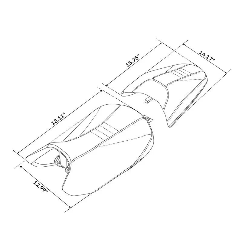 Seats for BMW R1300GS (2023–2025) - Driver & Passenger