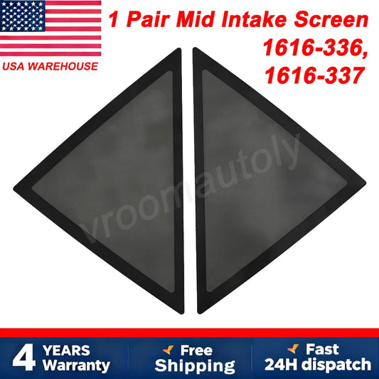 1 Pair Mid Intake Screen for Arctic Cat Snowmobile (1616-337, 1616-336)