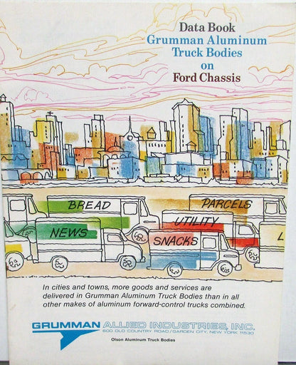 Grumman Aluminum Truck Body Data Book for Ford Chassis (1970s)